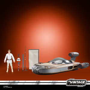 COMING 2025 JULY - PRE-ORDER - Hasbro STAR WARS - The Vintage Collection - Landspeeder Vehicle (A New Hope) with Luke Skywalker (Tatooine) 3.75" figure - VC-344A - STANDARD GRADE
