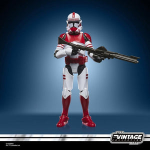 COMING 2025 OCTOBER - PRE-ORDER - Hasbro STAR WARS - The Vintage Collection - 2025 Wave 24 - Imperial Shock Trooper (The Clone Wars) figure - VC-374 - STANDARD GRADE