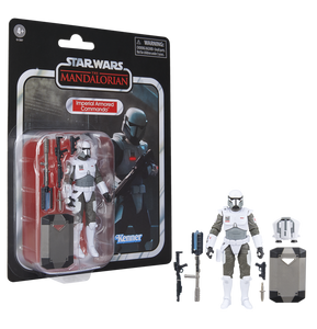 COMING 2025 JULY - PRE-ORDER - Hasbro STAR WARS - The Vintage Collection - Imperial Armored Commando (The Mandalorian) Deluxe 3.75" figure - VC-366 - STANDARD GRADE