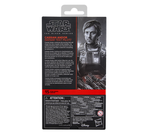 COMING 2025 MAY - PRE-ORDER - Hasbro STAR WARS - The Black Series 6" - WAVE 21 - Cassian Andor (Sienar Test Pilot)(Andor) figure 15 - STANDARD GRADE