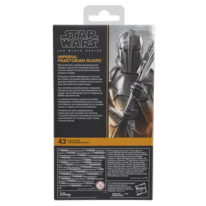 COMING 2025 MAY - PRE-ORDER - Hasbro STAR WARS - The Black Series 6" - WAVE 21 - Imperial Praetorian Guard (The Mandalorian) figure 43 - STANDARD GRADE