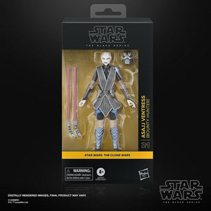 COMING 2025 DECEMBER - PRE-ORDER - Hasbro STAR WARS - The Black Series 6" - WAVE 24 - Asajj Ventress (Bounty Hunter)(The Clone Wars) figure 21 - STANDARD GRADE