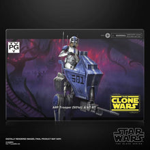 Load image into Gallery viewer, COMING 2026 SEPTEMBER - PRE-ORDER - Hasbro STAR WARS - The Black Series 6" - EXCLUSIVE - ARF Trooper (501st) &amp; AT-RT (The Clone Wars) vehicle and figure set - STANDARD GRADE