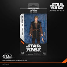 Load image into Gallery viewer, COMING 2027 JANUARY - PRE-ORDER - Hasbro STAR WARS - The Black Series 6" - SAGA WAVE 1 - Anakin Skywalker (Padawan)(Attack of the Clones) figure 02 - STANDARD GRADE