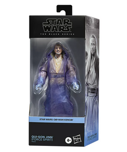 AVAILABILITY LIMITED - Hasbro STAR WARS - The Black Series 6" - EXCLUSIVE - Qui-Gon Jinn (Force Spirit)(Obi-Wan Kenobi) figure 16 - STANDARD GRADE