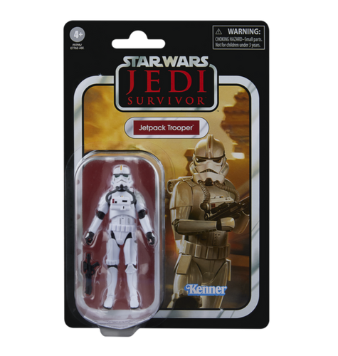 COMING 2024 NOVEMBER - PRE-ORDER - Hasbro STAR WARS - The Vintage Collection - 2024 Wave 20 - Jetpack Trooper (Jedi Survivor) figure - VC-336 - STANDARD GRADE