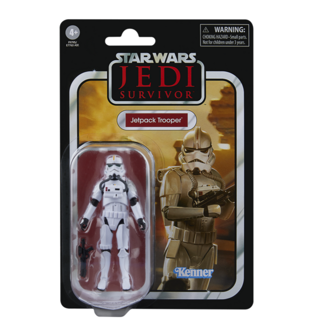 COMING 2024 NOVEMBER - PRE-ORDER - Hasbro STAR WARS - The Vintage Collection - 2024 Wave 20 - Jetpack Trooper (Jedi Survivor) figure - VC-336 - STANDARD GRADE