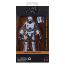 Load image into Gallery viewer, COMING 2024 OCTOBER - PRE-ORDER - Hasbro STAR WARS - The Black Series 6&quot; - Imperial Armored Commando (The Mandalorian) figure 42 - STANDARD GRADE