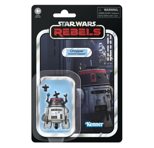 COMING 2025 MAY - PRE-ORDER - Hasbro STAR WARS - The Vintage Collection - 2025 Wave - Chopper (Imperial Disguise)(REBELS) figure - VC-350 - STANDARD GRADE