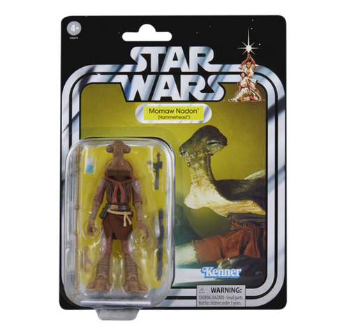 COMING 2025 JUNE - PRE-ORDER - Hasbro STAR WARS - The Vintage Collection - Momaw Nadon (Hammerhead)(A New Hope) Deluxe 3.75