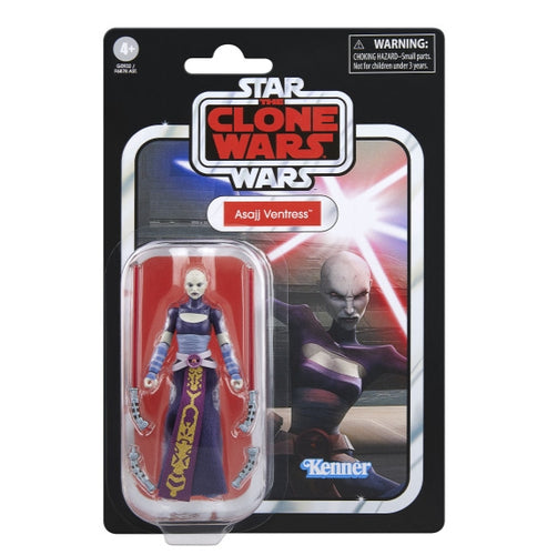 COMING 2025 AUGUST - PRE-ORDER - Hasbro STAR WARS - The Vintage Collection - 2025 Wave 07 - Asajj Ventress (The Clone Wars) figure - VC-364 - STANDARD GRADE