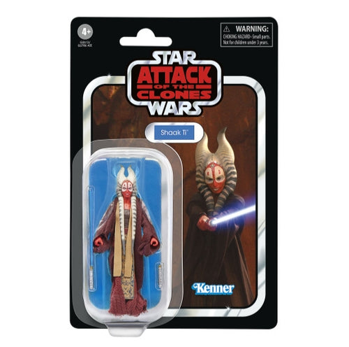 COMING 2026 FEBRUARY - PRE-ORDER - Hasbro STAR WARS - The Vintage Collection - Wave 25 - Shaak Ti (Attack of the Clones) 3.75