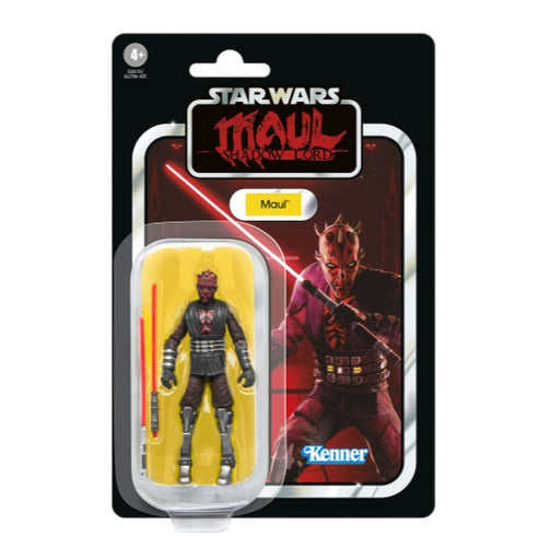 COMING 2026 FEBRUARY - PRE-ORDER - Hasbro STAR WARS - The Vintage Collection - Wave 25 - Maul (Maul - Shadow Lord) 3.75