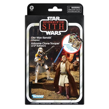 Load image into Gallery viewer, Hasbro STAR WARS - The Vintage Collection - OBI-WAN KENOBI (Utapau) &amp; AIRBORNE CLONE TROOPER (212th Battalion)(Revenge of the Sith) 3.75" Figure Two-Pack - VC-398 &amp; VC-399 - STANDARD GRADE