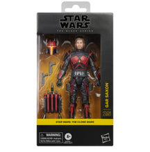 Load image into Gallery viewer, COMING 2026 OCTOBER - PRE-ORDER - Hasbro STAR WARS - The Black Series 6" - Gar Saxon (The Clone Wars) figure 25 - STANDARD GRADE