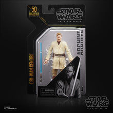 Load image into Gallery viewer, DAMAGED PACKAGING - Hasbro STAR WARS - The Black Series Archive Collection 6&quot; - LUCASFILM 50th Anniversary - Wave 5 - Obi-Wan Kenobi (Revenge of the Sith) - SUB-STANDARD GRADE
