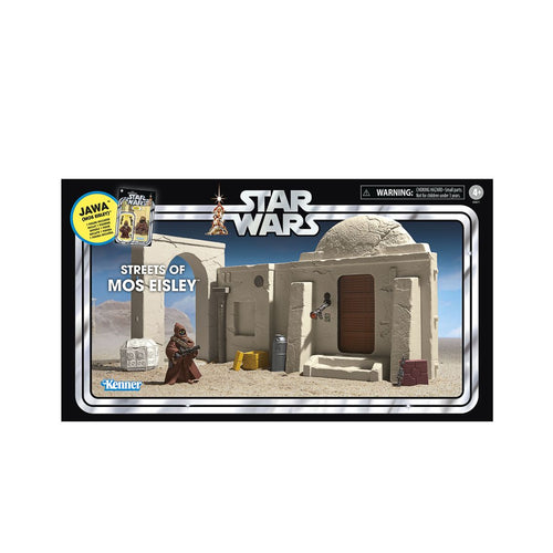 COMING 2025 MAY - PRE-ORDER - Hasbro STAR WARS - The Vintage Collection - Streets of Mos Eisley Playset (A New Hope) with Jawa (Mos Eisley) 3.75