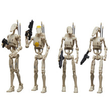 Load image into Gallery viewer, Hasbro STAR WARS - The Vintage Collection 3.75 - BATTLE DROID (The Phantom Menace) figure 4-PACK - STANDARD GRADE