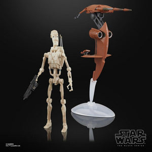 AVAILABILITY LIMITED - Hasbro STAR WARS - The Black Series 6" - HASBRO PULSE-CON EXCLUSIVE - STAP & Battle Droid (The Phantom Menace) 25th Anniversary Vehicle & Figure Pack - STANDARD GRADE