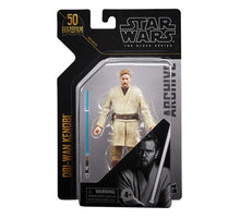 Load image into Gallery viewer, DAMAGED PACKAGING - Hasbro STAR WARS - The Black Series Archive Collection 6&quot; - LUCASFILM 50th Anniversary - Wave 5 - Obi-Wan Kenobi (Revenge of the Sith) - SUB-STANDARD GRADE