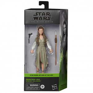DAMAGED PACKAGING - Hasbro STAR WARS - The Black Series 6" NEW PACKAGING - WAVE 8 - Princess Leia (Ewok Village)(Return of the Jedi) figure 09 - SUB-STANDARD GRADE