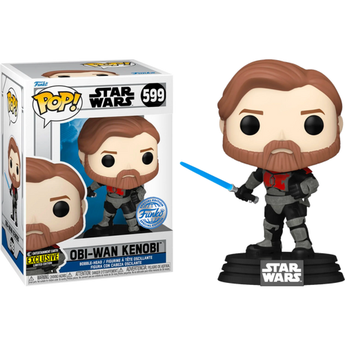 FUNKO POP! - Star Wars: The Clone Wars - OBI-WAN KENOBI (Mandalorian Armor) pop! vinyl figure #599