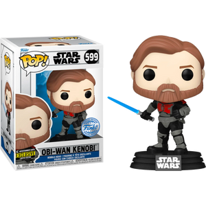 FUNKO POP! - Star Wars: The Clone Wars - OBI-WAN KENOBI (Mandalorian Armor) pop! vinyl figure #599