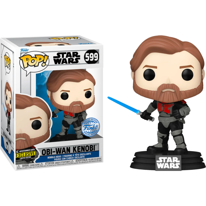 FUNKO POP! - Star Wars: The Clone Wars - OBI-WAN KENOBI (Mandalorian Armor) pop! vinyl figure #599