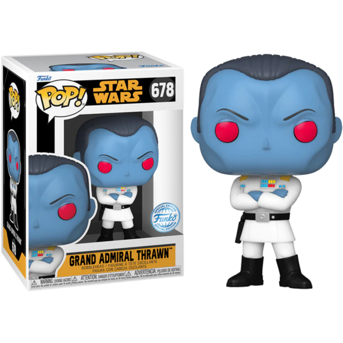 FUNKO POP! - Star Wars: Rebels - GRAND ADMIRAL THRAWN pop! vinyl figure #678 - SPECIAL EDITION
