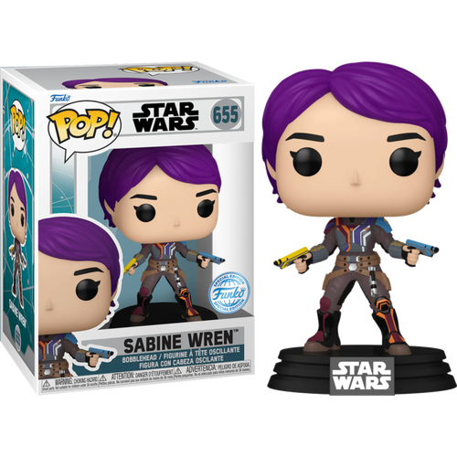 FUNKO POP! - Star Wars: Ahsoka - SABINE WREN pop! vinyl figure #655 - SPECIAL EDITION