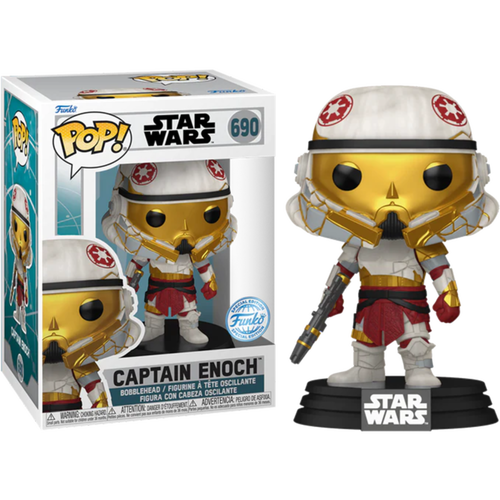 FUNKO POP! - Star Wars: Ahsoka - CAPTAIN ENOCH pop! vinyl figure #690 - SPECIAL EDITION