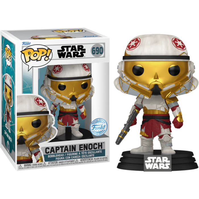 FUNKO POP! - Star Wars: Ahsoka - CAPTAIN ENOCH pop! vinyl figure #690 - SPECIAL EDITION