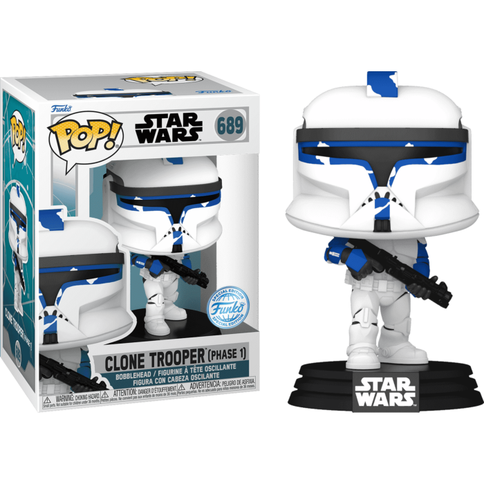 FUNKO POP! - Star Wars: Ahsoka - CLONE TROOPER (Phase 1) pop! vinyl figure #689 - SPECIAL EDITION