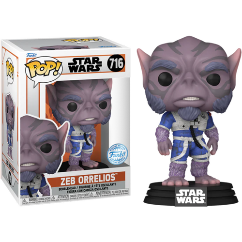 FUNKO POP! - Star Wars: The Mandalorian - ZEB ORRELIOS  pop! vinyl figure #716 - SPECIAL EDITION