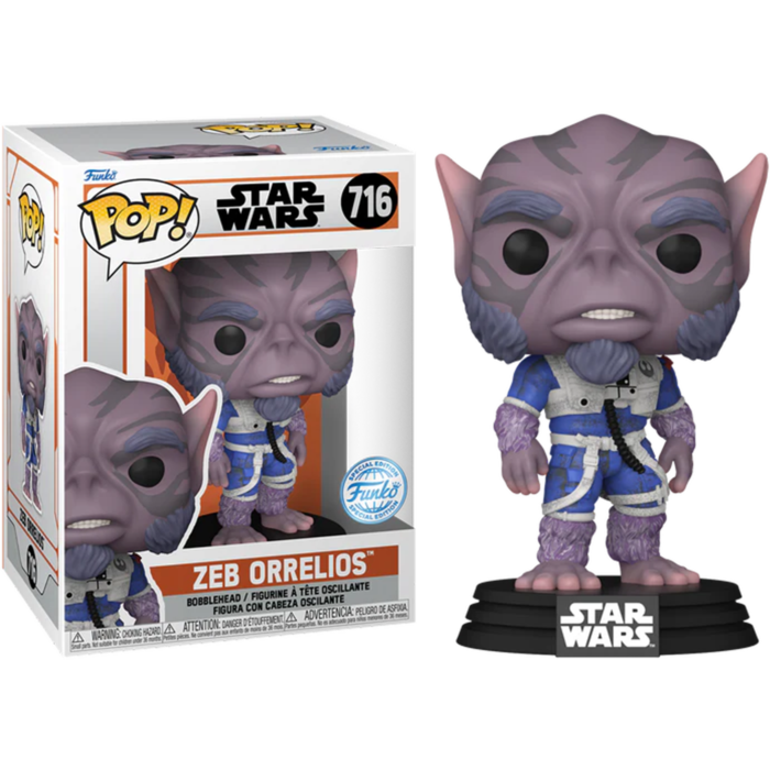 FUNKO POP! - Star Wars: The Mandalorian - ZEB ORRELIOS  pop! vinyl figure #716 - SPECIAL EDITION
