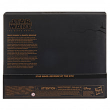 Load image into Gallery viewer, AVAILABILITY LIMITED - PRE-ORDER - Hasbro STAR WARS - The Black Series 6&quot; - HASBRO PULSE EXCLUSIVE - Mace Windu &amp; Darth Sidious (Revenge of the Sith) Figure 2-Pack - STANDARD GRADE