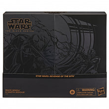 Load image into Gallery viewer, AVAILABILITY LIMITED - PRE-ORDER - Hasbro STAR WARS - The Black Series 6&quot; - HASBRO PULSE EXCLUSIVE - Mace Windu &amp; Darth Sidious (Revenge of the Sith) Figure 2-Pack - STANDARD GRADE