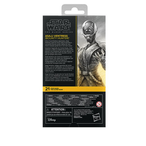 COMING 2025 DECEMBER - PRE-ORDER - Hasbro STAR WARS - The Black Series 6" - WAVE 24 - Asajj Ventress (Bounty Hunter)(The Clone Wars) figure 21 - STANDARD GRADE