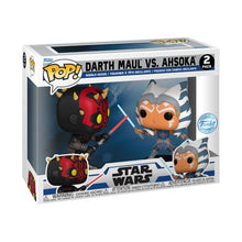 Load image into Gallery viewer, FUNKO POP! - Star Wars: The Clone Wars - DARTH MAUL VS. AHSOKA TANO Pop! Vinyl Figure 2-Pack - SPECIAL EDITION