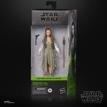 Load image into Gallery viewer, DAMAGED PACKAGING - Hasbro STAR WARS - The Black Series 6&quot; NEW PACKAGING - WAVE 8 - Princess Leia (Ewok Village)(Return of the Jedi) figure 09 - SUB-STANDARD GRADE