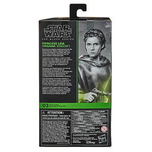 DAMAGED PACKAGING - Hasbro STAR WARS - The Black Series 6" NEW PACKAGING - WAVE 2 - Princess Leia Organa (Endor) figure 03 - SUB-STANDARD GRADE