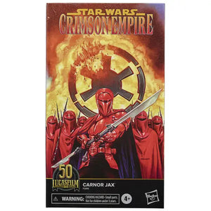 Hasbro STAR WARS - The Black Series 6" - Lucasfilm 50th Anniversary - CARNOR JAX Collectible Figure (Crimson Empire Comic) - STANDARD GRADE