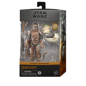 Hasbro STAR WARS - The Black Series 6" - The Mandalorian & Grogu (Arvala 7) Action Figure Build Up Pack - STANDARD GRADE