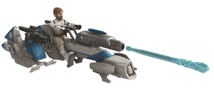 Hasbro STAR WARS - Mission Fleet - Expedition Class - Obi-Wan Kenobi - Jedi BARC Speeder Chase Figure and Vehicle - STANDARD GRADE