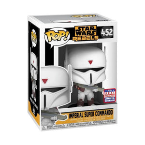 FUNKO POP! - Star Wars: Rebels - IMPERIAL SUPER COMMANDO pop! vinyl figure #452 - FUNKON 2021 Summer Convention Exclusive - LIMITED EDITION