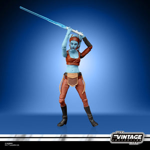 AVAILABILITY LIMITED - Hasbro STAR WARS - The Vintage Collection - LUCASFILM first 50 years - CLONE WARS - Aayla Secura (Clone Wars) figure VC 217- STANDARD GRADE with ASC PROTECTIVE CASE