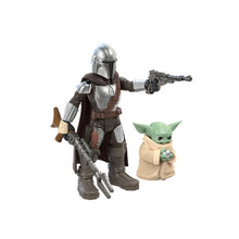 Load image into Gallery viewer, Hasbro STAR WARS - Mission Fleet - RAZOR CREST with The Mandalorian and Grogu figures - STANDARD GRADE