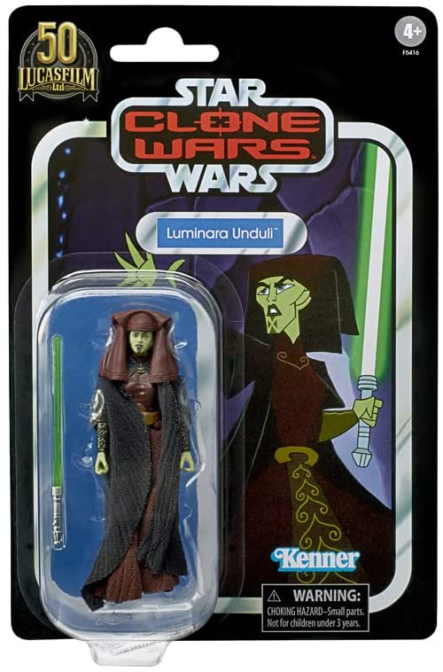 AVAILABILITY LIMITED - Hasbro STAR WARS - The Vintage Collection - LUCASFILM first 50 years - CLONE WARS - Luminara Unduli (Clone Wars) figure VC 215 - STANDARD GRADE with ASC PROTECTIVE CASE