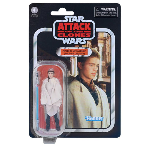 Hasbro STAR WARS - The Vintage Collection - Greatest Hits 2021 Wave 5 - Anakin Skywalker (Peasant Disguise) - AOTC Figure REISSUE VC 32 - STANDARD GRADE