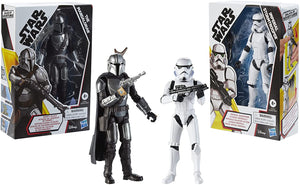 Hasbro STAR WARS - Galaxy of Adventures - Mandalorian & Imperial Stormtrooper - 5 Inch Collectible Action Figure 2-Pack - STANDARD GRADE